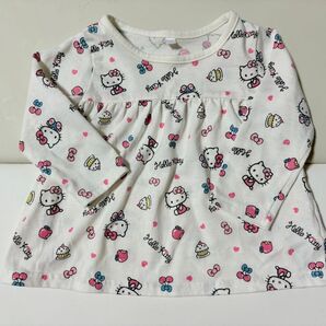 ハローキティ 長袖ワンピース 80サイズ
