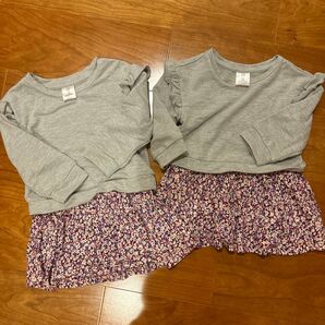 GAP ドッキングワンピース 姉妹コーデ 2枚セット