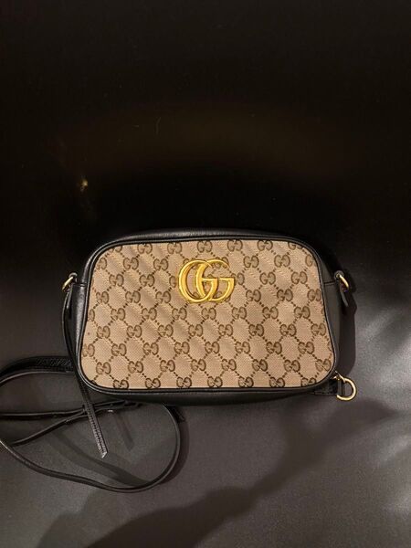 GUCCI グッチ GGマーモント キルティング ショルダーバッグ