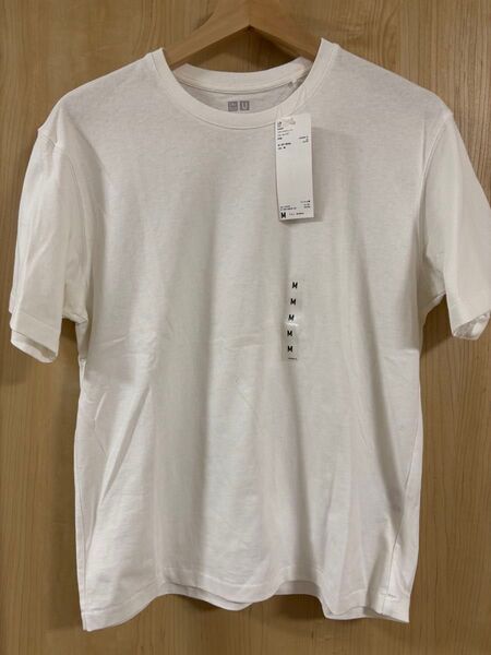 ユニクロ クルーネックTシャツ ホワイト M 未使用