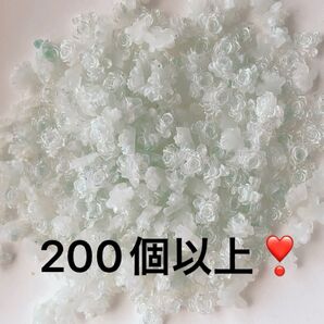 柔らかい薔薇ソフトバラソフトレジンネイルパーツ夜光蓄光ハンドメイドリースブレスレット 8