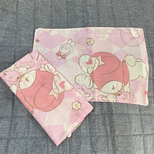 B格☆超特価☆キャラクター2枚セットT/C枕カバー☆35×50cm☆マイメロディ