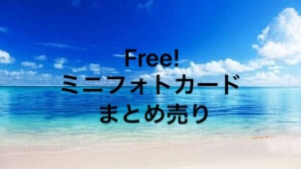 Free! ミニフォトカード 第二弾 まとめ売り