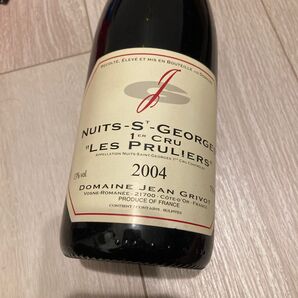 NUITS-S-GEORGES 1er CRU LES PRULIERS 2004 値下げ不可