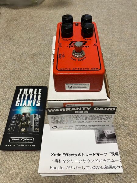 Xotic BBプリアンプ 美品