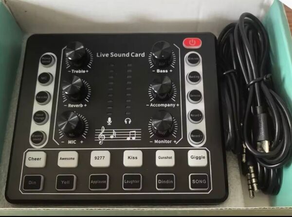 新品未使用 ゲーミングオーディオミキサー ミックスアンプ