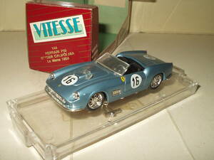 VITESSE Made in Portugal Ferrari 250 Spyder 1959 LeMans / Portugal made Vitesse 1959 Le Mans Ferrari 250 Spider ( 1:43 )