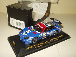 ixo Ferrari 550 Maranello #61 Le Mans 2005 / イクソ 2005ルマン フェラーリ 550 マラネロ #61 ( 1:43 )