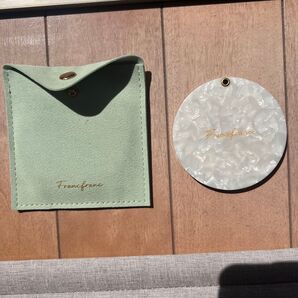 Francfranc 手鏡&収納袋 2個セット