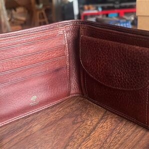 ●Mulberry マルベリー 財布 ウオレット ブラウン BROWN 英国 England 2つ折財布