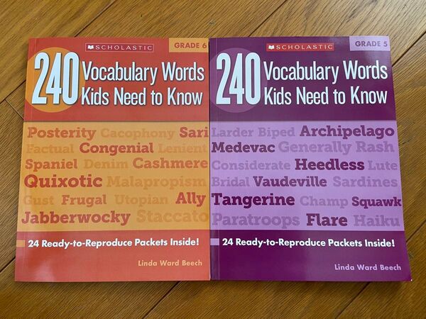 240 Vocabulary Words Kids Need to Know Grade 6 & 5 Scholastic 英語