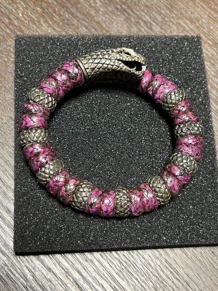 Leathers&Treasuresレザーズ&トレジャーズ スネークブレスレット