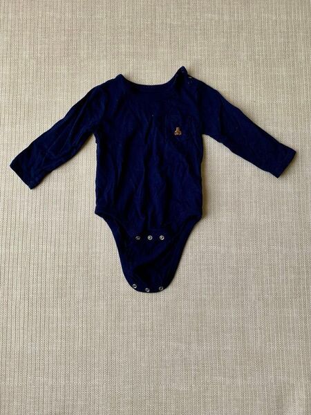GAP ベビー服 長袖ロンパース 6〜12m ネイビー