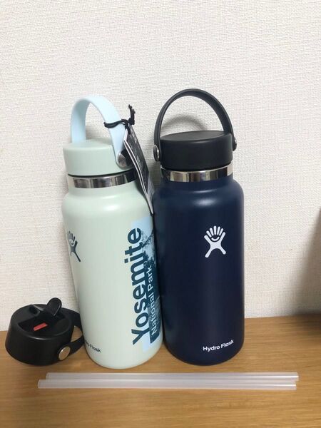 【本体2個+ストロー1個セット】ハイドロフラスク 32oz/946ml Hydro Flask ヨセミテ限定品