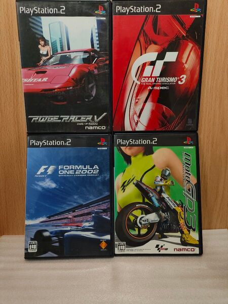 【PS2 ソフト】motoGP3 リッジレーサー グランツーリスモ フォーミュラ