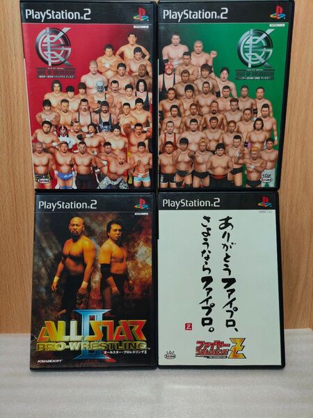 【PS2 ソフト】オールスター プロレスリング2 ファイヤーZ その他4本
