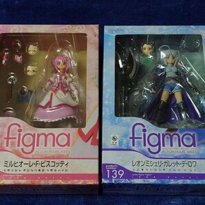 【未開封】figma DOG DAYS ミルヒオーレ・F・ビスコッティ レオンミシェリ・ガレット・デ・ロワ2体セット