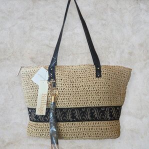 Brillage ストローバッグ ベージュ 未使用