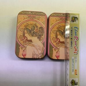 ミュシャ チョコレート缶 2個セット