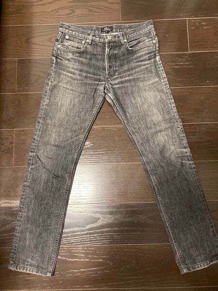 APC アーペーセー デニムパンツ ブラック プティスタンダード 28