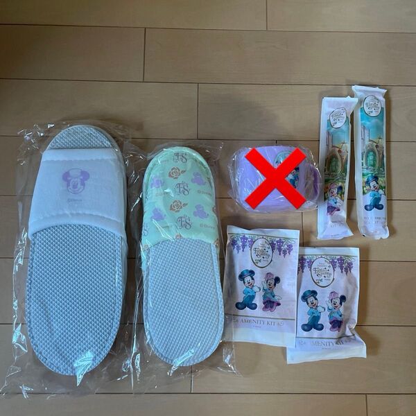 ファンタジースプリングスホテル スリッパ アメニティ 子供用 大人用