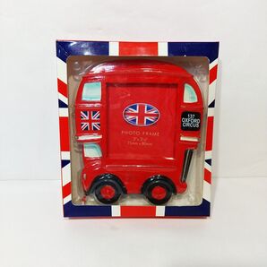 【新品未使用】ロンドンバス フォトフレーム イギリス土産 ダブルデッカー London bus