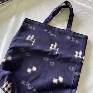 着物リメイク エコバッグ ハンドメイド トートバッグ