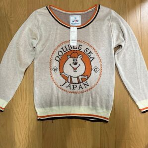 フリーサイズ 新品未使用 WC DOUBLESEA 薄手ニット ベージュ