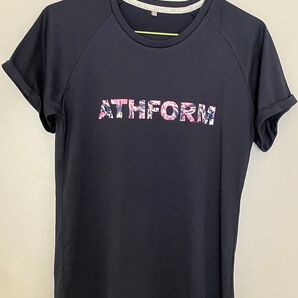 ATHFORM Tシャツ ネイビー Lサイズ