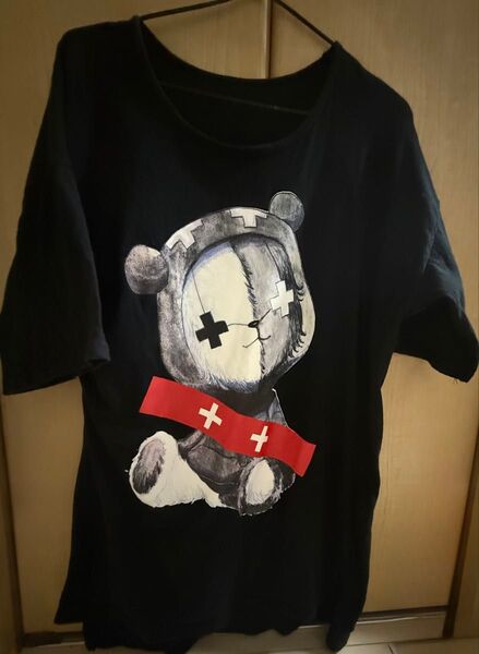 レトルト Tシャツ 黒 M