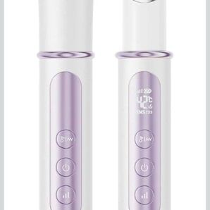 ANLAN 目元美顔器 ems 目元ケア 美顔器 目のくま 温熱ケア 光エステ イオン導入 (パープル)