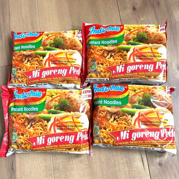 4袋セット 激辛ミーゴレン インドネシア焼きそば