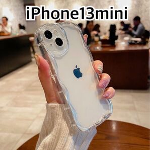 iPhone13mini ケース クリアケース 韓国 人気 シンプル 可愛い