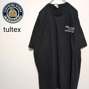 タルテックス Tシャツ 半袖 プリント リングスパンコットン 黒 XL USA古着