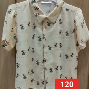 ディズニー ミッキーマウス アロハシャツ 120
