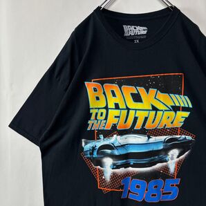 バックトゥザフューチャー デロリアン Tシャツ ムービーT ブラック 2XLサイズ