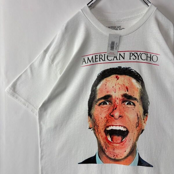 新品 アメリカン・サイコ ムービーTシャツ サイコホラー ホワイト Lサイズ