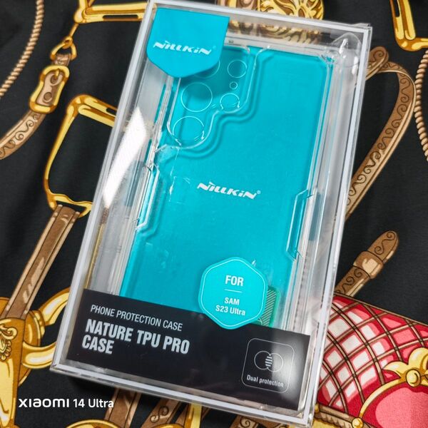 Galaxy S23 Ultra ニルキン Nature ハイブリッド クリスタルクリアケース 新品