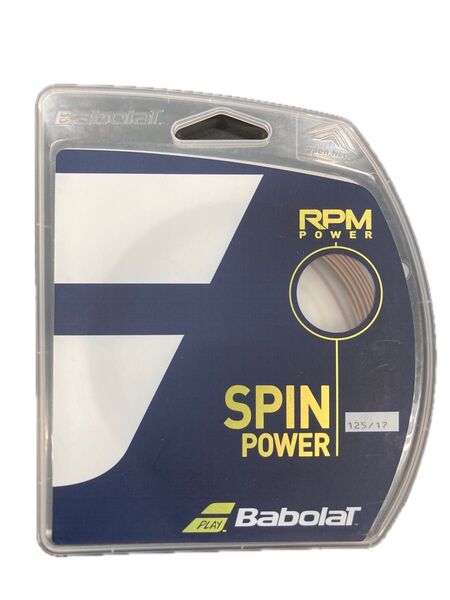 バボラ (Babolat) RPM POWER (RPMパワー) エレクトリックブラウン 長さ12m ゲージ1.25mm