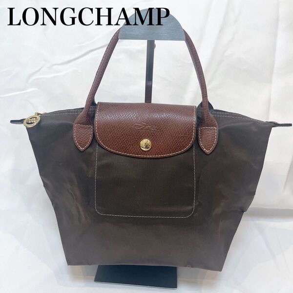 【美品】LONGCHAMP ルプリアージュ トートバッグ Sサイズ カーキ