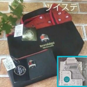 【ディズニー 】ツイステ【ハーツラビュル寮】2WAYランチバック&保冷インナーポーチ&フラットポーチ& MASSCOOL+