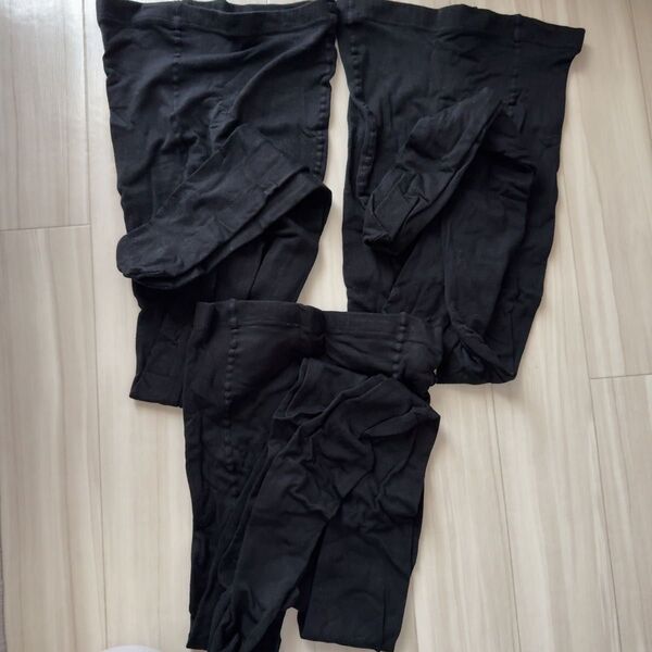 無印良品 マタニティ 裏起毛 タイツ 160デニール