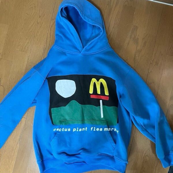 StockX 42100円 cactus plant flea market x マクドナルド パーカー ブルー Lサイズ