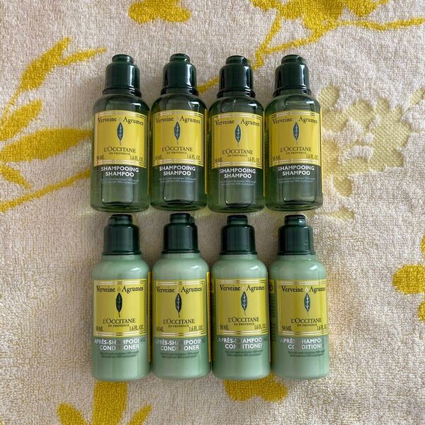 ロクシタン シャンプー コンディショナー シトラスヴァーベナ 未使用品 50ml 8本 旅行 温泉 ジム L'OCCITANE