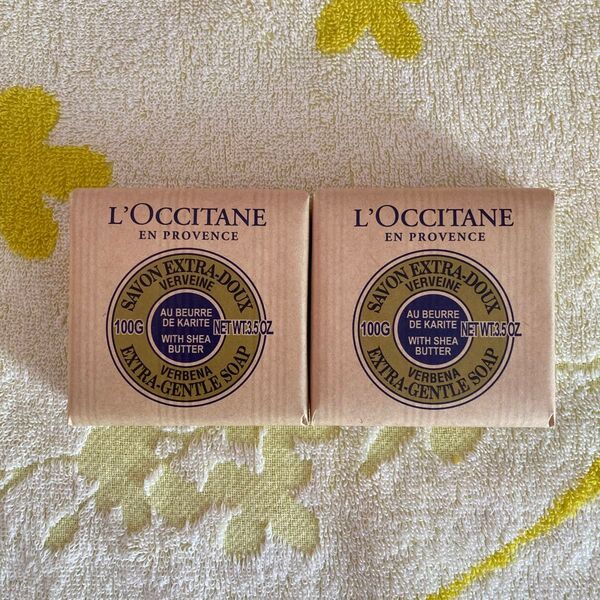 ロクシタン 化粧石けん ヴァーベナ 未開封 未使用 100g 2個 ソープ 石鹸 バターソープ L'OCCITANE