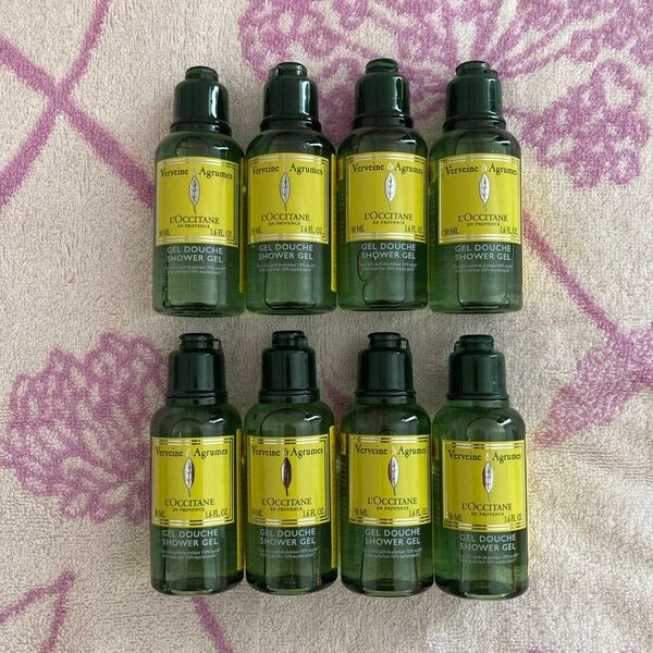 50ml 8本セット ロクシタン シトラスヴァーベナ シャワージェル 未使用品 旅行 温泉 ジム お泊まり L'OCCITANE