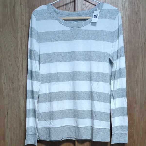 【GAP】メンズ 長袖Tシャツ♪カットソーボーダー♪M
