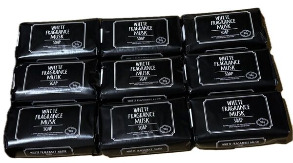 ホワイト フレグランス ムスクの香り90g 9個セット