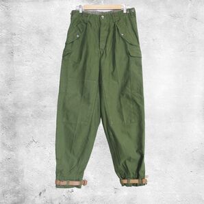 60's スウェーデン軍 カーゴパンツ ベルト付き ユーロ ミリタリー 軍パン C48