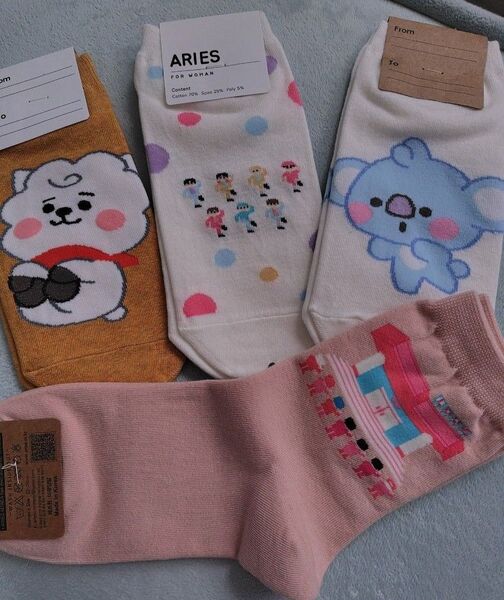 靴下 4足セット bts bt21